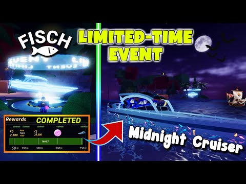 I finally Completed the Limited-Time Event and unlocked Midnight Cruiser Boat in Fisch!