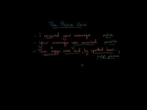 The Passive Voice | Diagramming Sentences 1