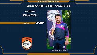 LOOK! Luqman Jafer forty off fifteen balls at FanCode ECS Germany Dresden