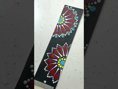 Unique bookmark you need🥵🤩#bookmark #art colourful #aesthetic #dotpainting #mandala #shorts