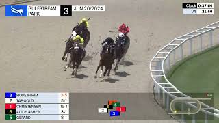 Gulfstream Park Carrera 3 - 20 de Junio 2024