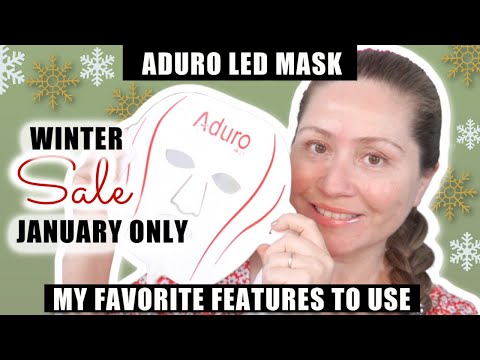 ADURO LED MASK SALE + MY FAVORITE FEATURES TO USE #ledlighttherapy