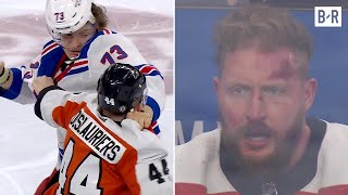 Matt Rempe & Nicolas Deslauriers Drop the Gloves in Epic Old School NHL Fight