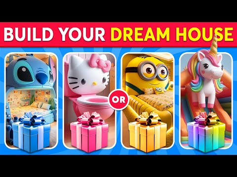 Choose Your Gift...! Build Your Dream House 🤑🏡🌈 Quiz Shiba