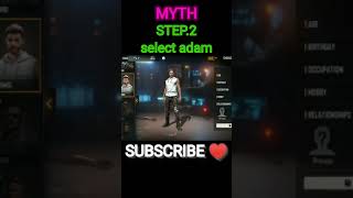 Myth #4 | free fire free character trick | all characters free | #myth #freefire