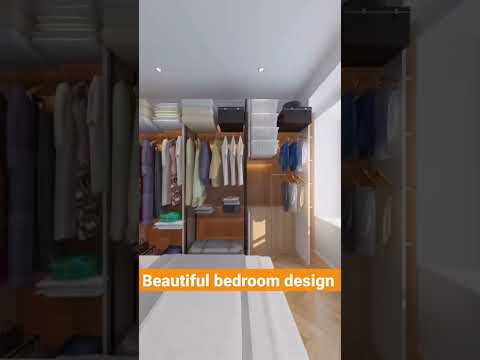 Bedroom with Unique WardrobeDesign👌👌#shots #shortvideo #viral #like #and #subscribe