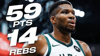 Giannis Antetokounmpo ERUPTS For 59-PT DOUBLE-DOUBLE! 🔥| November 13, 2024