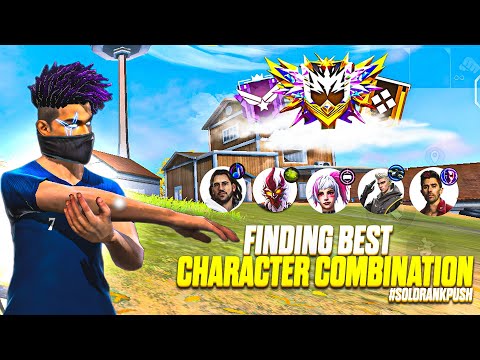 Finding Best Character Combination For Br Rank Grandmaster | Br Rank Push Tips and Tricks