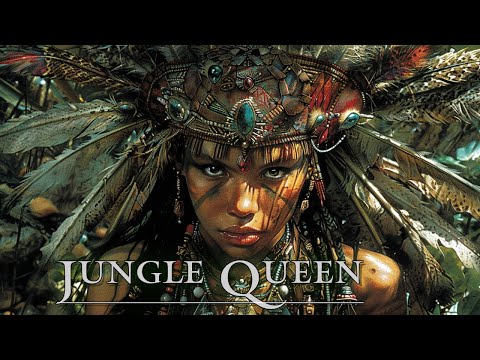 ( Jungle Queen ) - Shamanic Female Music - Calming Rhythms - Ethereal Vocals - Rain Forest Ambience