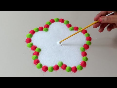 New diwali rangoli 2023|simple rangoli design|easy rangoli design