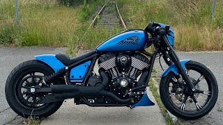 Best Indian Chief Dark Horse - Custom Drag Chief - Exhaust Sound & Walk Around