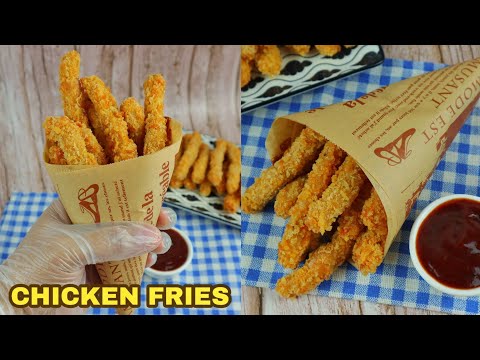 Chicken Fries Recipe :: Easy Homemade Chicken Fries Recipe For Snacks