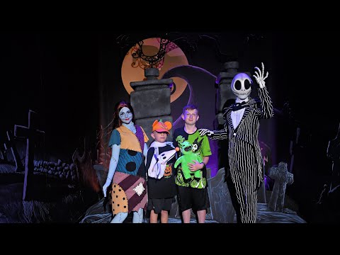 Jack Skellington and Sally at Mickey’s Not So Scary Halloween Party 2024!