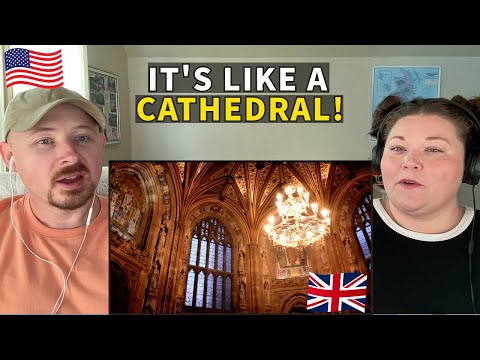 Americans React: Tour of the House of Lords - Inside the UK Parliament