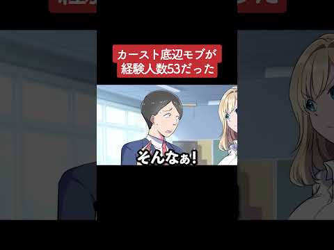 【アニメ】カースト底辺モブが経験人数53だった パート1