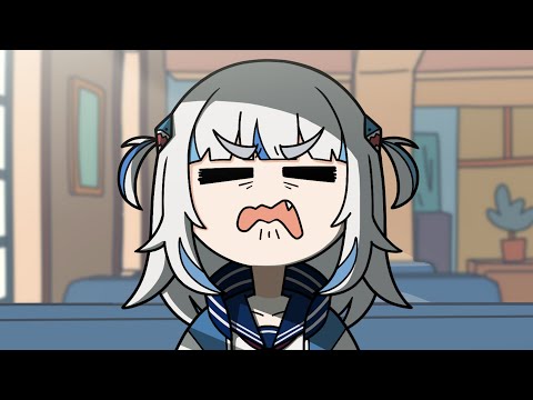 Kronii doesn't like Gura's favorite food…【Hololive Animation｜Eng sub】