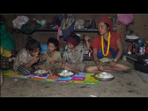 Nepali village || Cooking parsley vegetables in the village