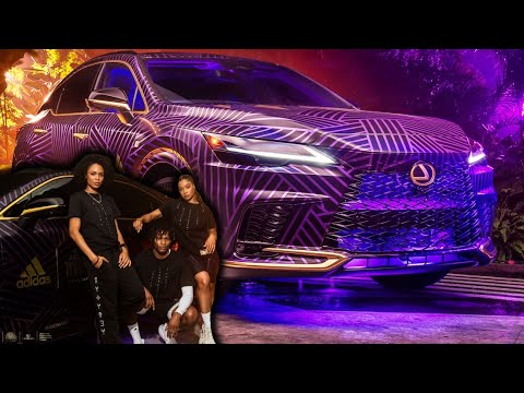 Lexus RX Adidas Wrap Celebrates Black Panther