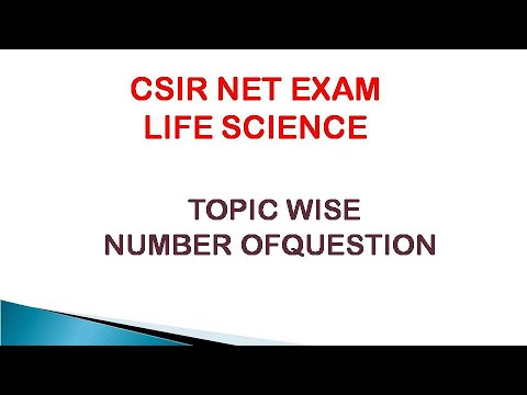 CSIR NET LIFE SCIENCE | Unit Wise Weightage | CSIR NET 2022