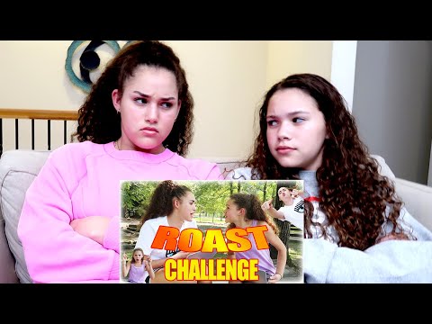 REACTING To Our First ROAST Ever (Haschak Sisters)