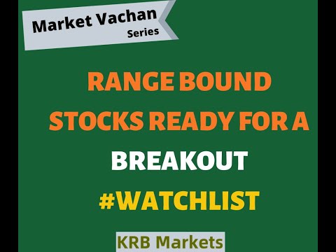 Range Bound Stocks ready for a breakout. #Watchlist