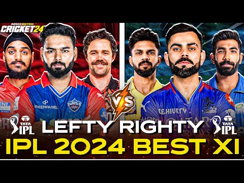 BEST CHASE EVER ❓ IPL 2024 🏆 RIGHTY vs LEFTY - Cricket 24