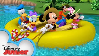 Mickey and Friends Go Rafting ⛺| Mickey Mornings | Mickey Mouse Mixed-Up Adventures | @disneyjr