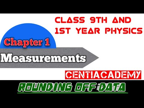 |Ch1 Measurements: |Rounding Off Data| |Class 9th & 1st Year Physics| |Sir Tahir Hussain|