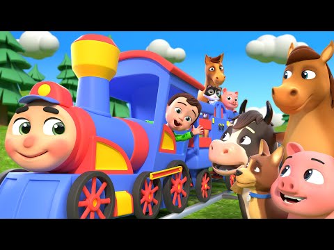 LIVE 🔴 Train Choo Choo Song | Newborn Baby Songs & Nursery Rhymes