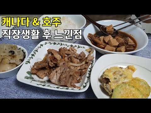 혼자 이민 40후반 1인가구 일상 vlog 캐나다 호주 직장내 문화, 차별에 대한 경험담