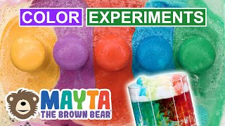 Mixing Colors | Fun Color Surprise Experiments for Kids | Shaving Cream Rain Clouds