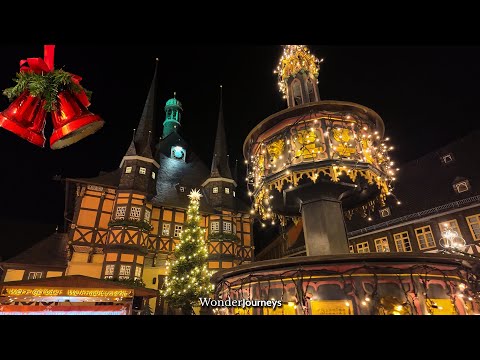 Wernigerode 🎄 Christmas Market 🎄 By Night [4K]