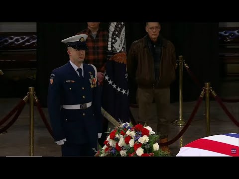 Honor guardsman from southern Indiana serves at Jimmy Carter's ceremony