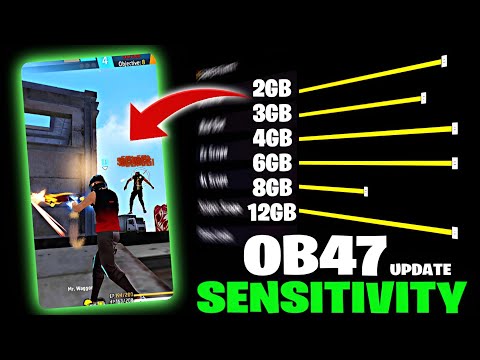 OB-47 After Update New Sensitivity Setting In Free Fire | 200 Sensitivity For 2-3-4-6-8-12GB RAM