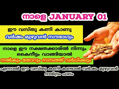 നാളെ January 01 ഈ വസ്തു കണി കാണു ജീവിതം രക്ഷപ്പെടും...2025