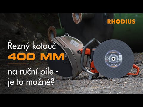 Mohu na ruční pile použít řezný kotouč o průměru 400 mm?