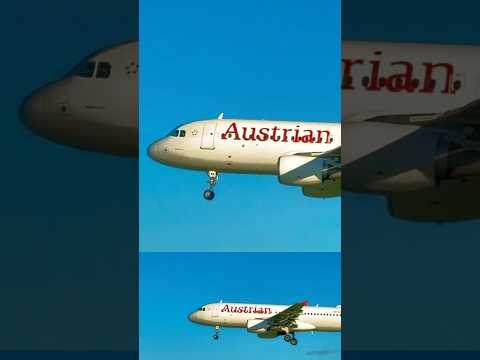 Austrian landing at Barcelona AirPort #youtubeshorts #remix #aviation #planespotting #shorts #short