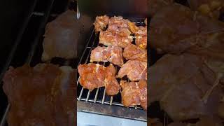 Lucky Cajun grilled chicken and wood fired Caesar Salad! #grilling #grilledchicken #grillingseason