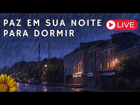 🔴 RELAXE e DURMA com Esse MARAVILHOSO SOM de CHUVA. SONO | RELAXAR | DORMIR BEM🌧️