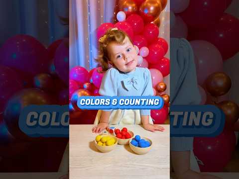 Colors & Counting Game for Toddlers | Educational Videos for Toddlers #shorts