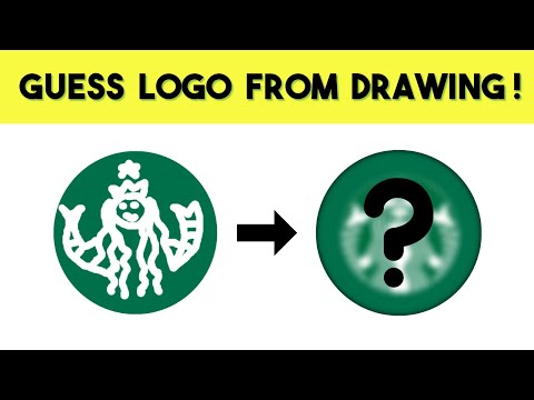 Can You Name The LOGO From The Drawings? | Logo Quiz