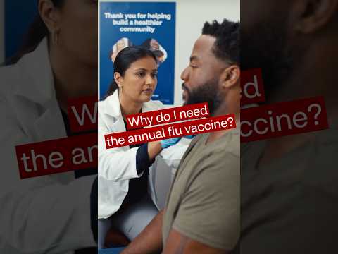 Why do I need the annual flu vaccine? #influenza #shorts