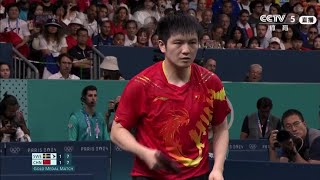 4-1！樊振东打败莫雷加德，获奥运男单金牌！第11位大满贯得主诞生