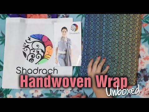 RAINBOW HEARTS HANDWOVEN WRAP - Shadrach's Collection  // Unboxing Vlog //DEAR MARS PAULINE