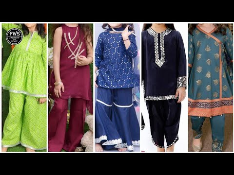 Choti Bachiyon Ke Kapde 2024| Eid Dress Designing Ideas For Little Girl| Eid Ke Kapde Ke Design 2024