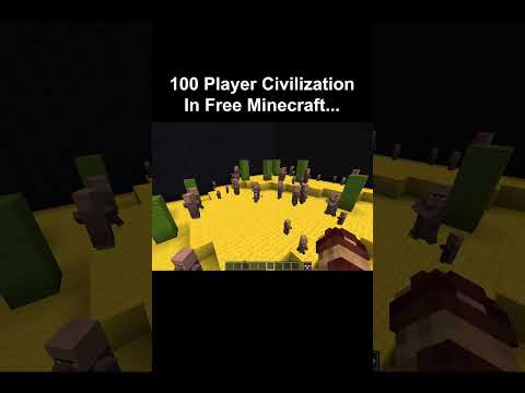 100 Player Civilization In Free Minecraft...