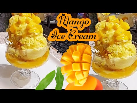 Yummy And Tasty Homemade Mango Icecream | Custard Icecream | Sk's Tasty Dishes