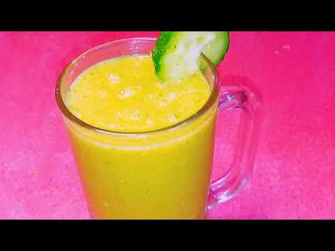 Orange Cucumber Smoothie | Smoothie for Weight Loss Immunity & Glowing Skin | Orange Smoothie Recipe