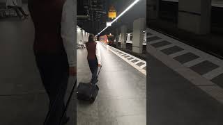 Underground Local Train in Frankfurt, Germany