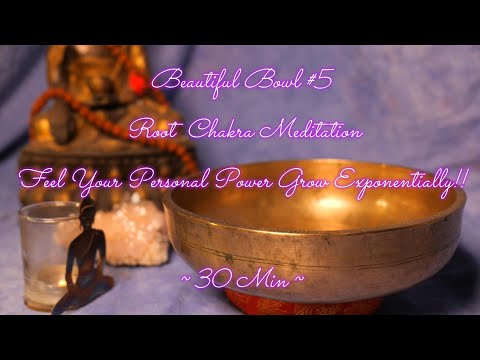 BEAUTIFUL MUSEUM BOWL #5 ~ ROOT CHAKRA ~ C4 ~ 262 HZ ~ ENJOY ANCIENT SOUNDS!  WWW.TEMPLESOUNDS.NET